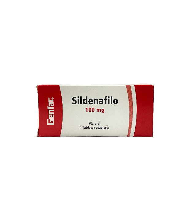 SILDENAFIL 100 MG CAJA X 1 TABLETA GENFAR